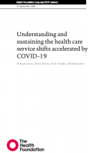 Understanding and sustaining the health care service shifts accelerated by COVID-19